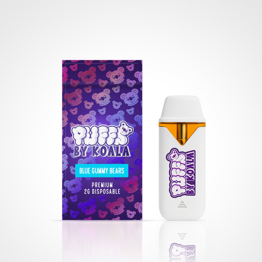 Blue Gummy Bears 2 gram Hybrid THCA disposable vape